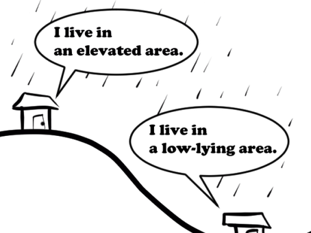 elevated & low-lying