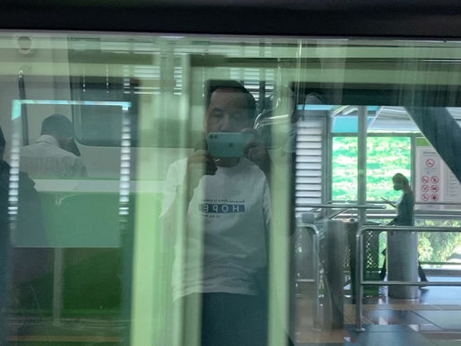 KL滞在記　MRT　車窓風景