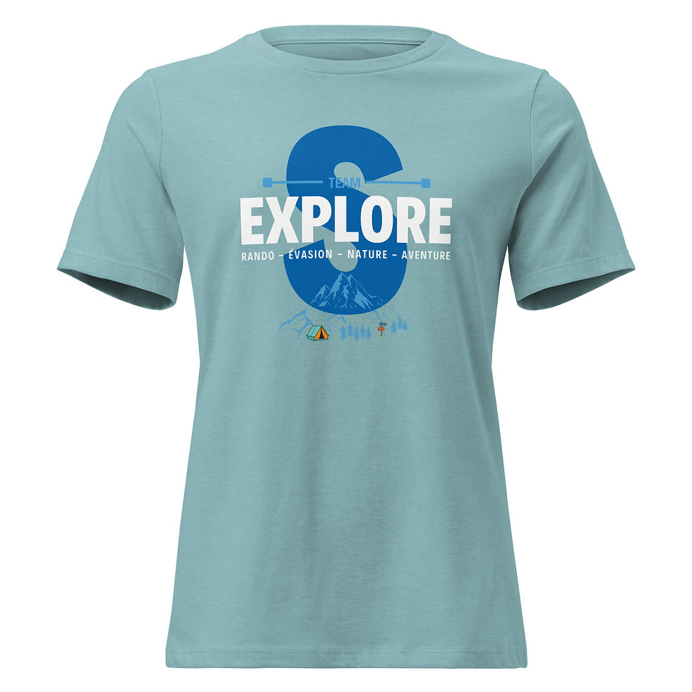 Miniature : T-shirt EXPLORE Camp de base  pour Femme