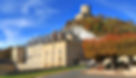 Le château, la forêt et les falaises à silex au départ de la Roche-Guyon