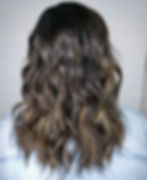 Brunette balayage hair