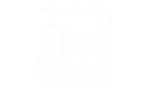 Calendar icon graphic representing project timelines and reliable turnaround