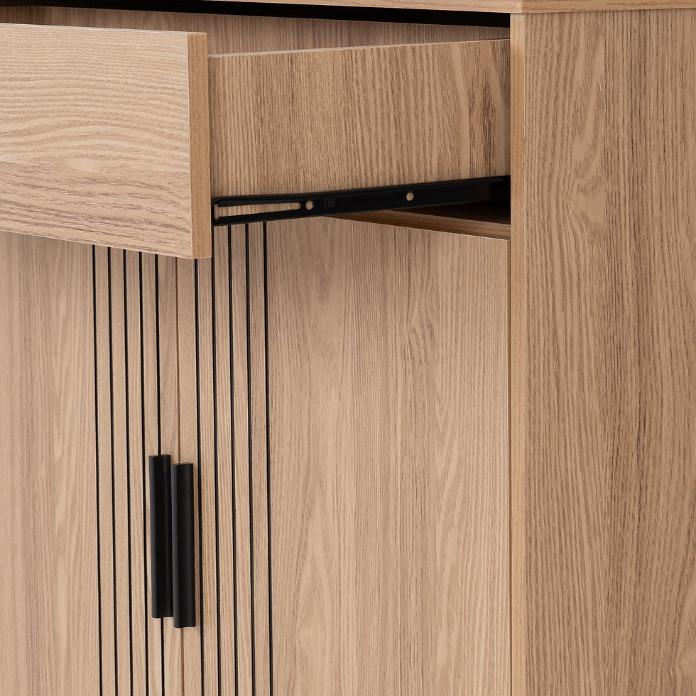 Thumbnail: Tessa 2 Door 1 Drawer Sideboard