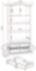 Thumbnail: Corona 2 Door 2 Drawer Glass Display Unit