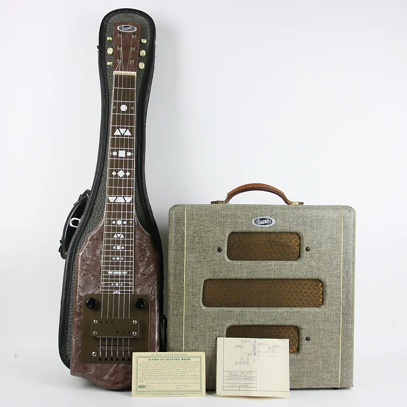 1947 Lap Steel Guitar and Amp