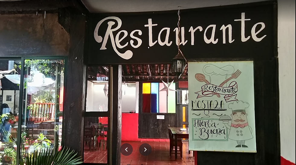Restaurante mostaza y hierbabuena.