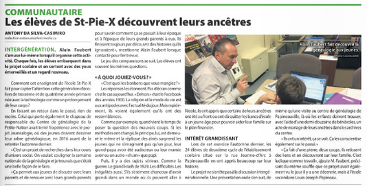 Des enfants au CGPN