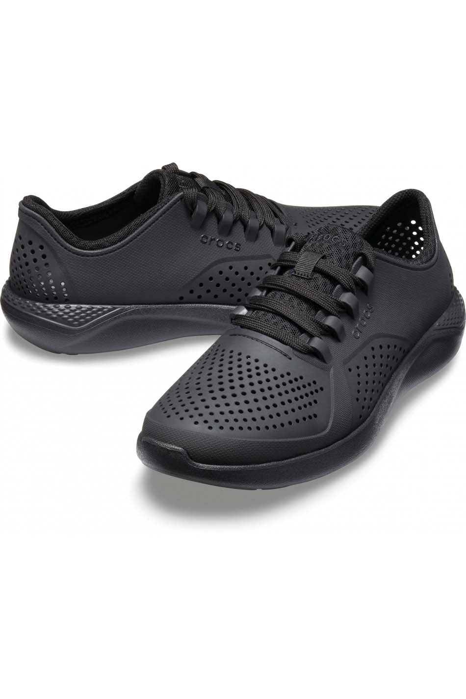 crocs trainers black