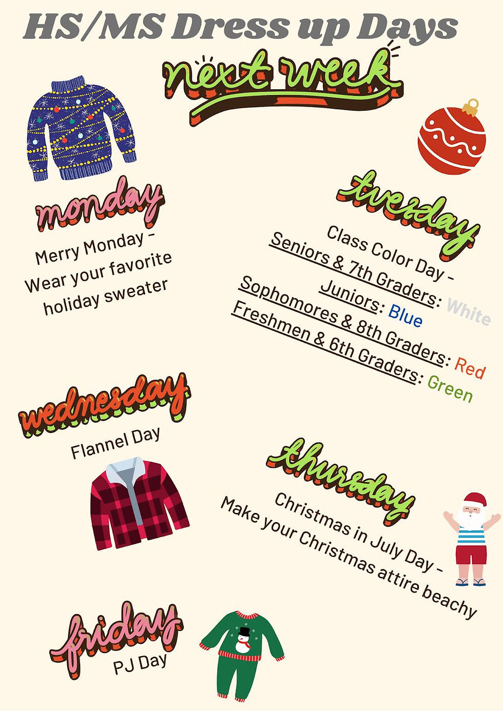 Weyauwega Fremont Dress Up Days
