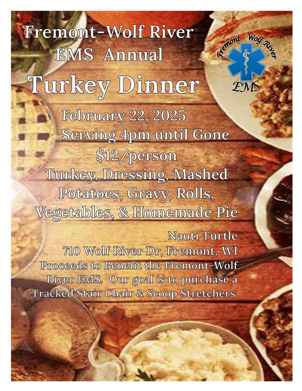 Fremont EMS Turkey Dinner