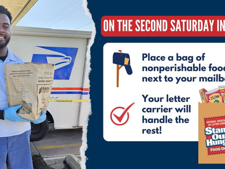 Weyauwega & Fremont Post Offices in the Stamp Out Hunger Food Drive for the first time! Help fight hunger with Stamp Out Hunger donations today!
