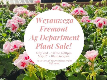 Weyauwega Fremont Ag Department Plant Sale