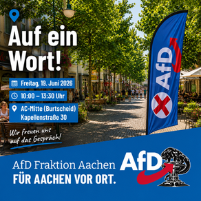 Auf ein Wort! Freitag, den 19.06.2026 in Burtscheid