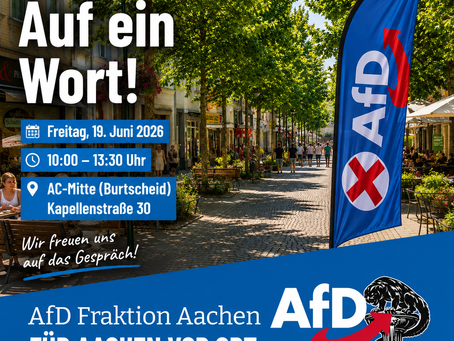 Auf ein Wort! Freitag, den 19.06.2026 in Burtscheid
