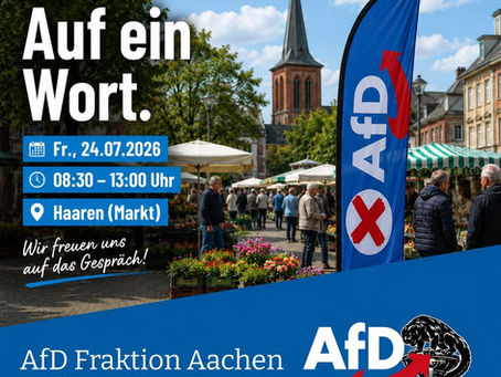 Auf ein Wort! Freitag, den 24.07.2026 in Haaren