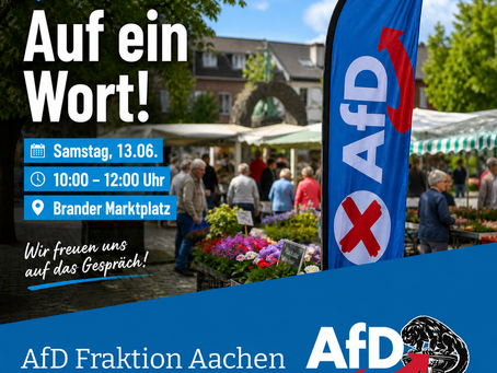 Auf ein Wort! Samstag, den 13.06.2026 in Aachen-Brand