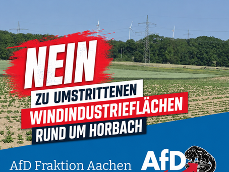 NEIN der Bezirksvertretung Richterich zu zwei Windindustrieflächen rund um Horbach