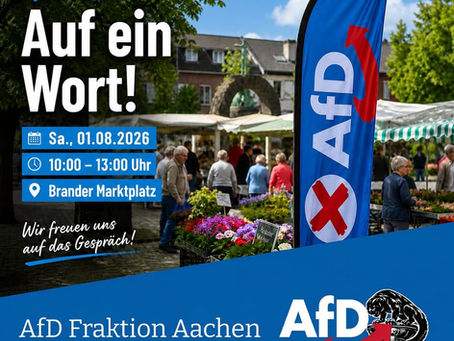 Auf ein Wort! Samstag, den 01.08.2026 in Aachen-Brand