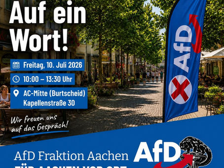 Auf ein Wort! Freitag, den 10.07.2026 in Burtscheid
