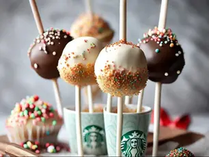 How To Make Candy Coated Cake Pops Like Those Found at Starbucks At Home With or For Grandchildren