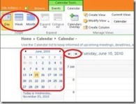 Navigating SharePoint Calendars