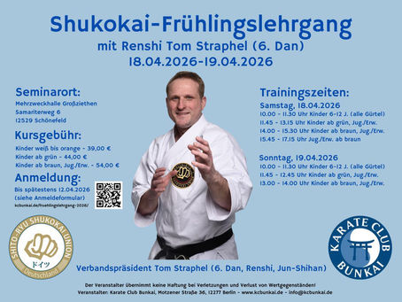 Frühlingslehrgang April 2026