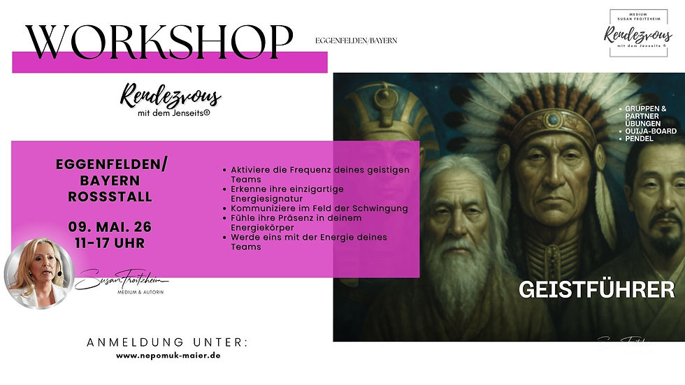 Eggenfelden „Aktiviere die Frequenz deines Geistigen Teams"