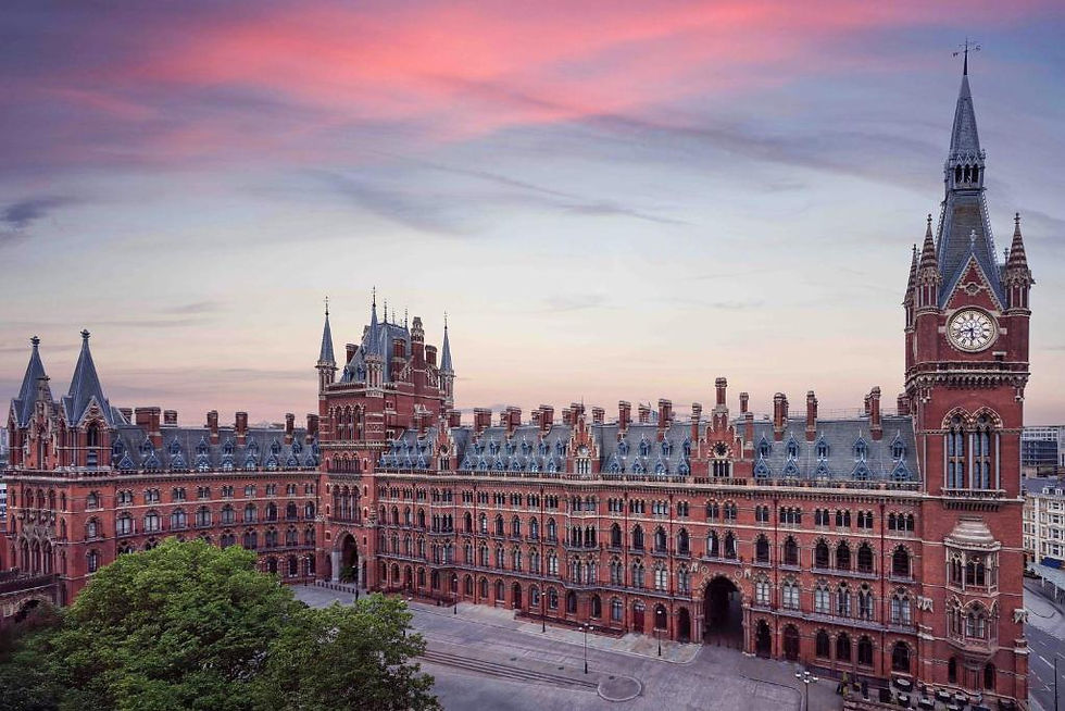 Iconic Historic Architects Behind London’s Legacy Hotels, St Pancras Renaissance Hotel | Hotel Interior Designers London