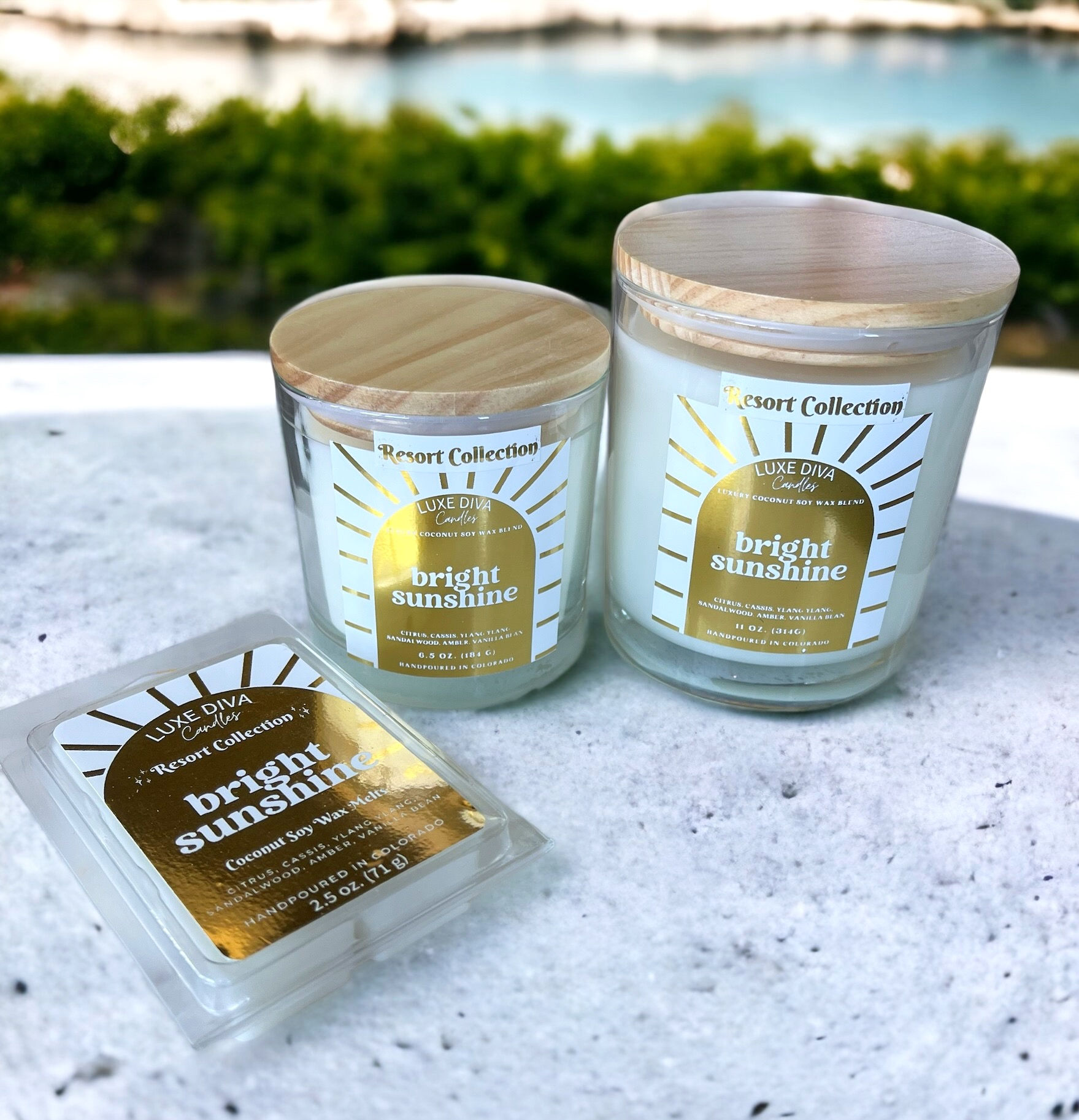 Bright Sunshine Coconut Soy Candle