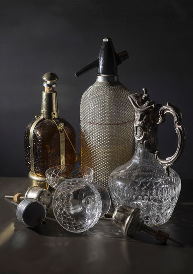 Still Life of vintage cocktail items Jodi Webb photographer photography