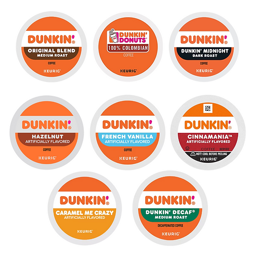 Dunkin' Donuts K-Cup Variety Pack: 54 Keurig Coffee Pods, Flavors  FiveandTwoEstore