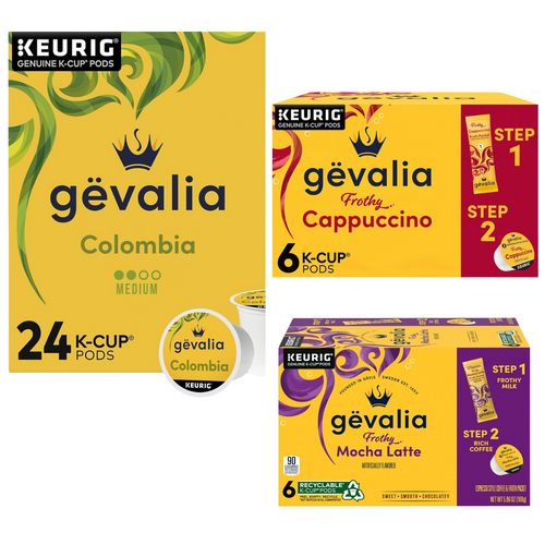 Gevalia 36Ct 2-Step K-Cup Variety Pack: Colombia Coffee Pods
