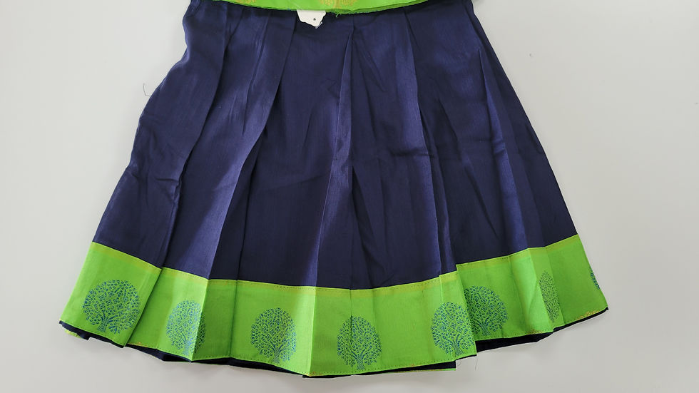 Thumbnail: Green Pattu Pavadai for 1 yr