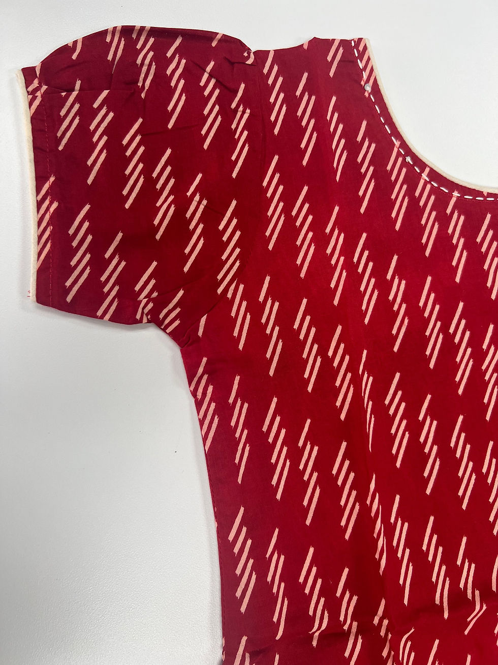 Thumbnail: Red print Cotton Girls Kurti