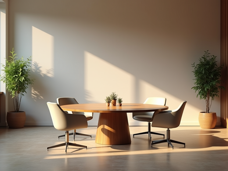 A welcoming space for team discussions