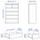Thumbnail: MALM Chest of 6 drawers, black-brown, 80x123 cm (31 1/2x48 3/8 ")