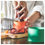 Thumbnail: UPPFYLLD Vegetable slicer, set of 2, bright orange/bright green