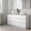 Thumbnail: KULLEN Chest of 6 drawers, white, 140x72 cm (55 1/8x28 3/8 ")
