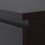 Thumbnail: MALM Chest of 3 drawers, black-brown, 80x78 cm (31 1/2x30 3/4 ")