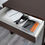Thumbnail: MICKE Desk, black-brown, 73x50 cm (28 3/4x19 5/8 ")