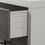 Thumbnail: HELMER Drawer unit on castors, dark grey/light grey, 28x69 cm (11x27 1/8 ")
