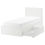 Thumbnail: MALM Bed frame, high, w 2 storage boxes, white, 90x200 cm (35 3/8x78 3/4 ")