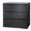 Thumbnail: MALM Chest of 3 drawers, black-brown, 80x78 cm (31 1/2x30 3/4 ")