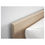 Thumbnail: MALM Bed frame, high, w 4 storage boxes, white stained oak veneer/Lönset, 160x20