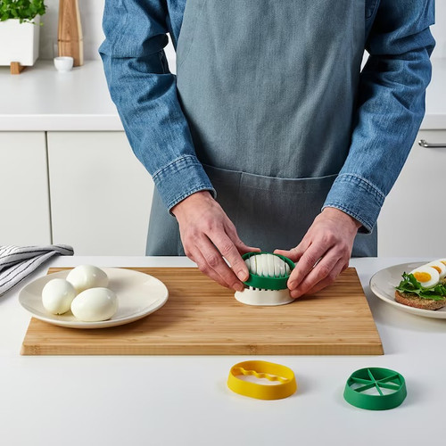 UPPFYLLD Egg slicer, set of 4, mixed colours | Buybigbrand