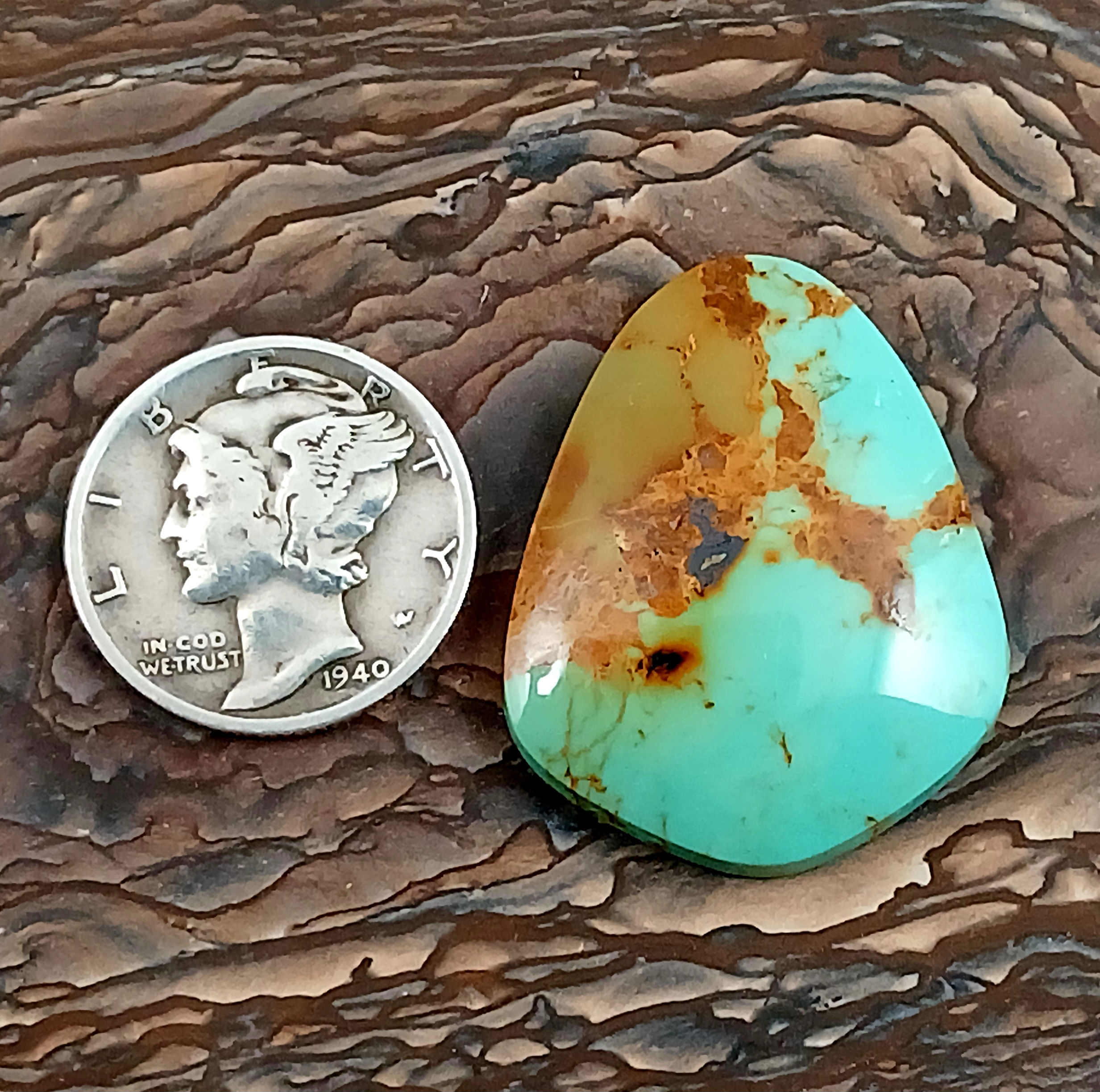 Kingman Turquoise cabochon