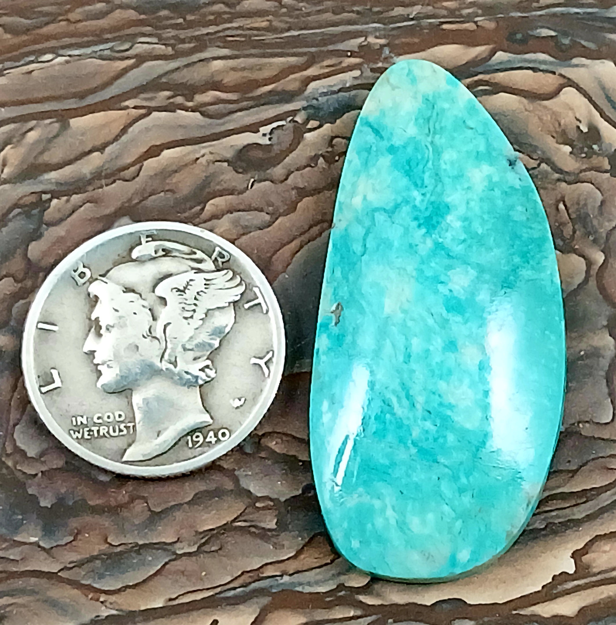 Kingman Turquoise cabochon