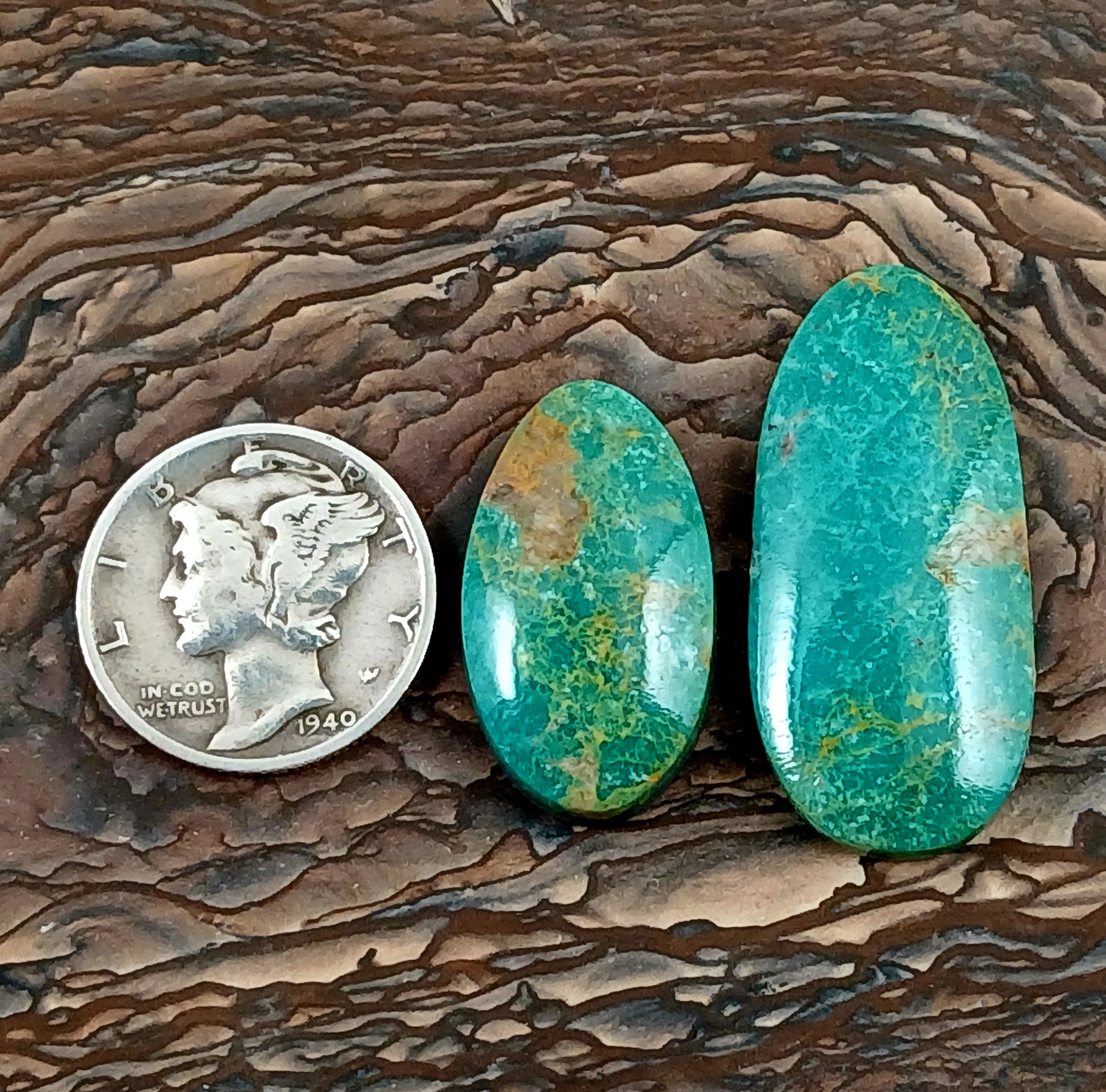 Maanshan turquoise cabochons