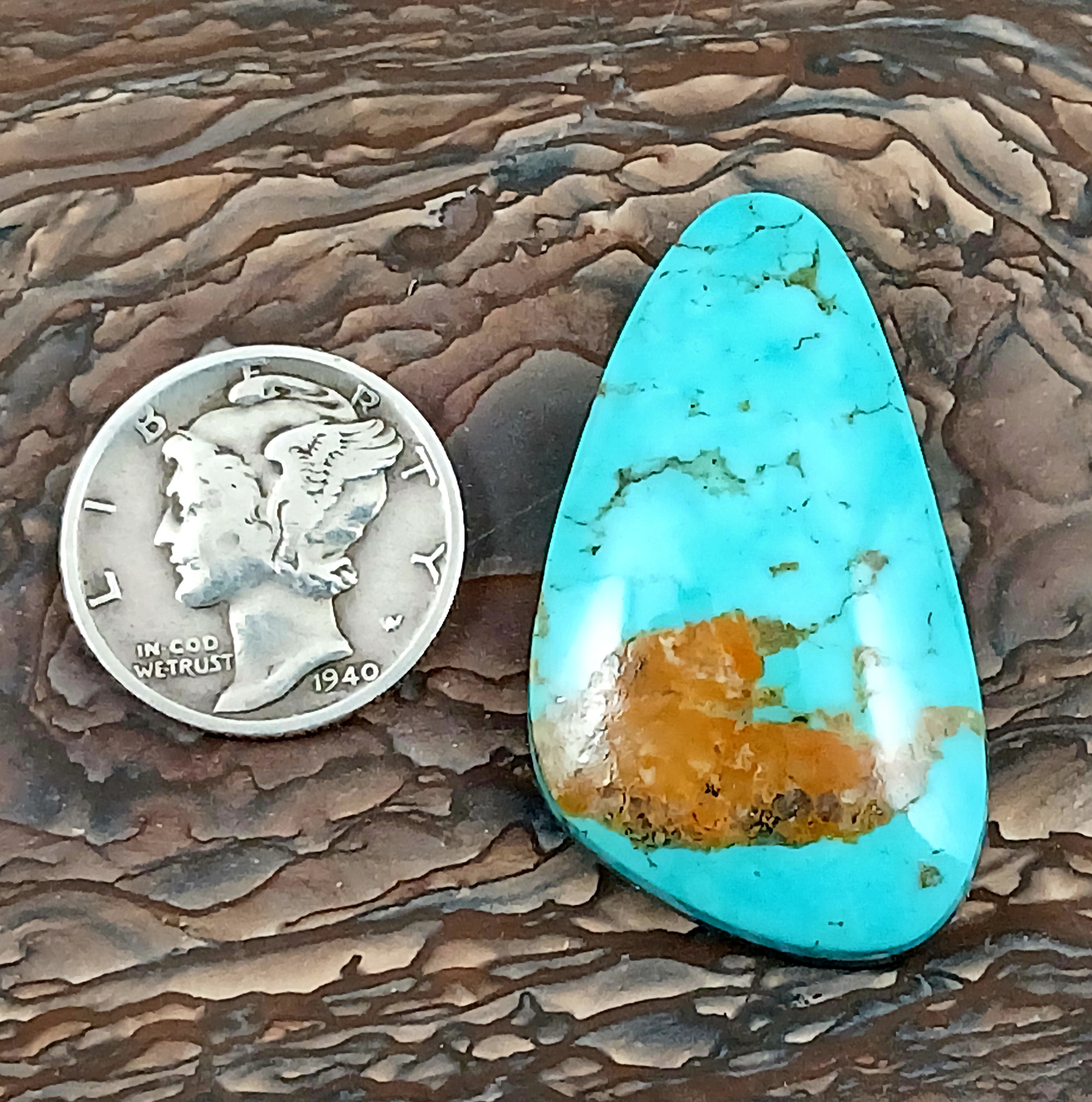 Kingman Turquoise cabochon