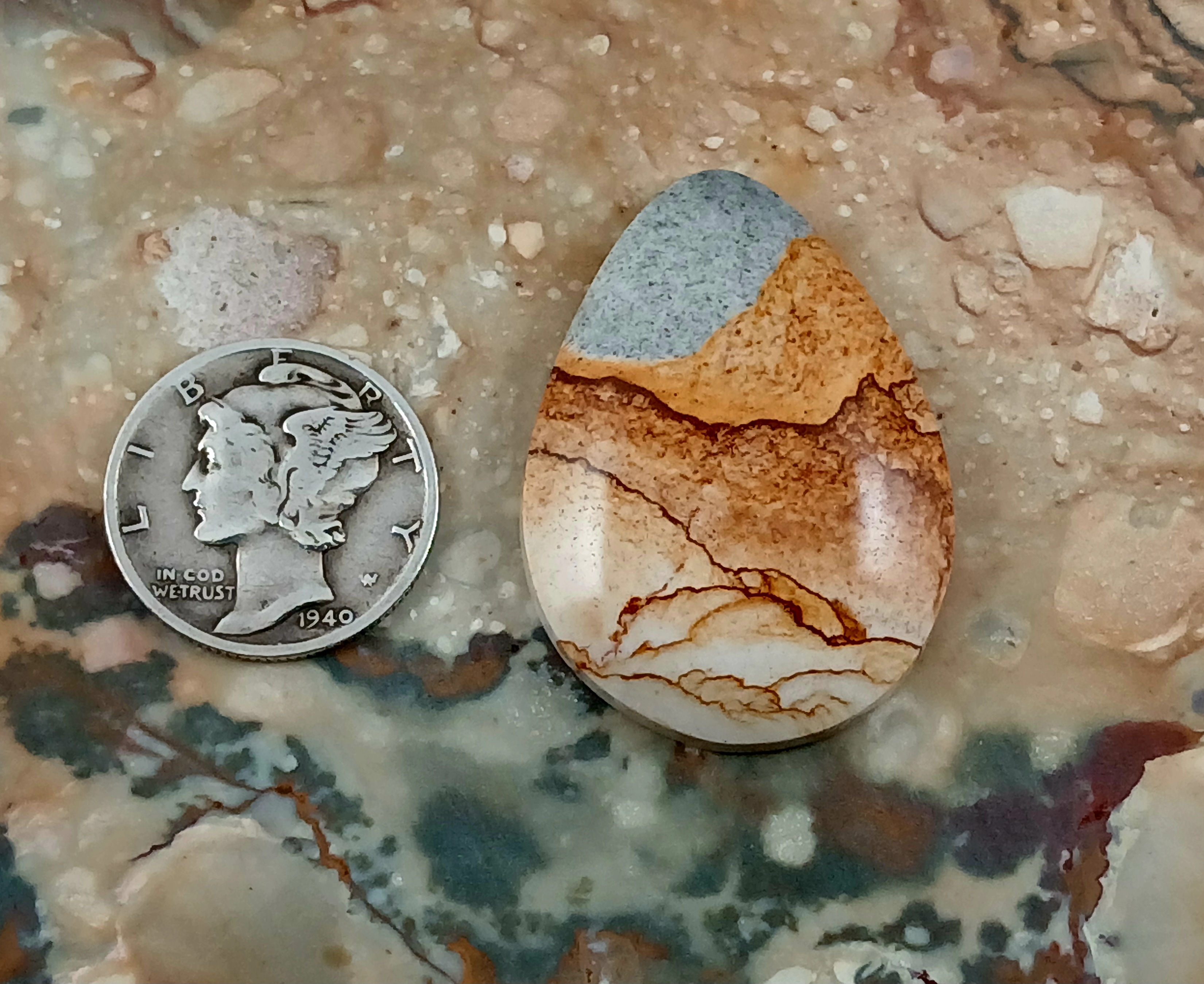 Chicken Track Jasper Cabochon